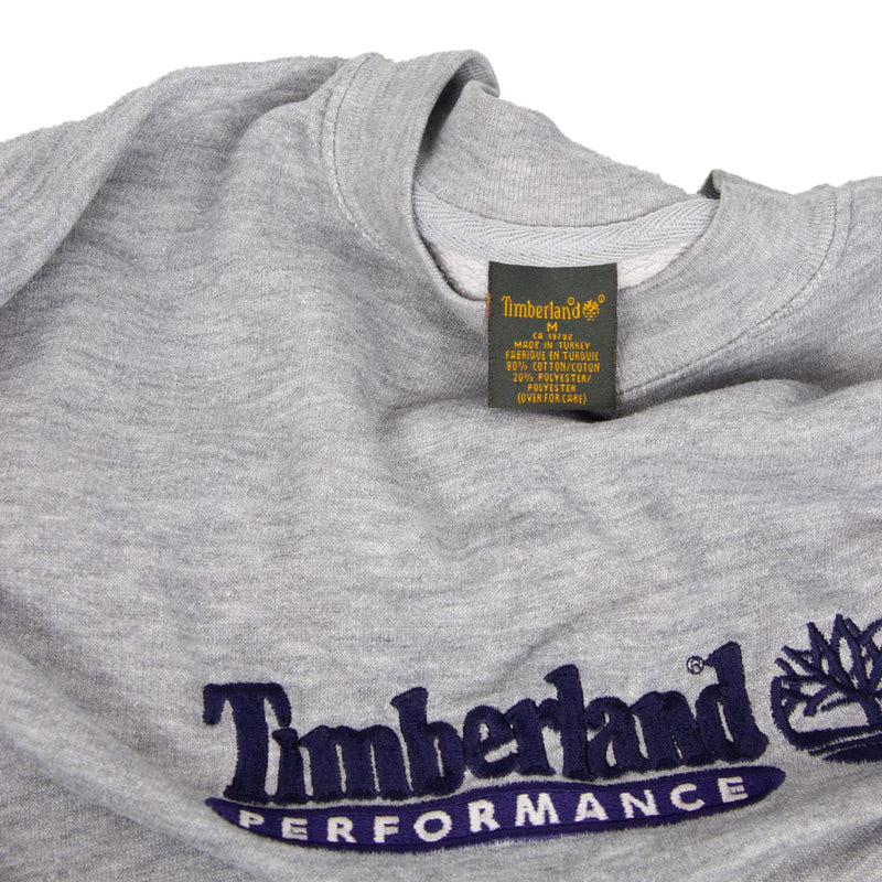 Timberland 90s Embroidered Spellout Sweatshirt (M)
