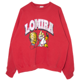Lomira Lions Football Printed Sweater Red (2XL)