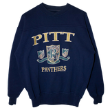NFL 1992 Pittsburgh Panthers Printed Big Logo Sweater Navy (L)