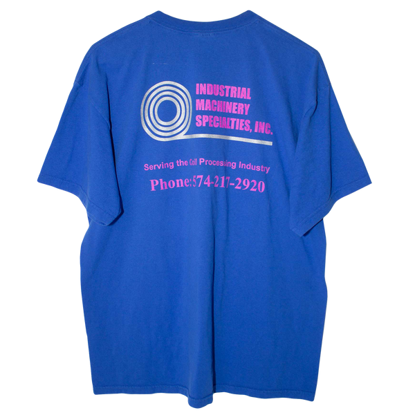 Vintage 2007 Graphic MDA Ride Charity T-Shirt Blue (XL)