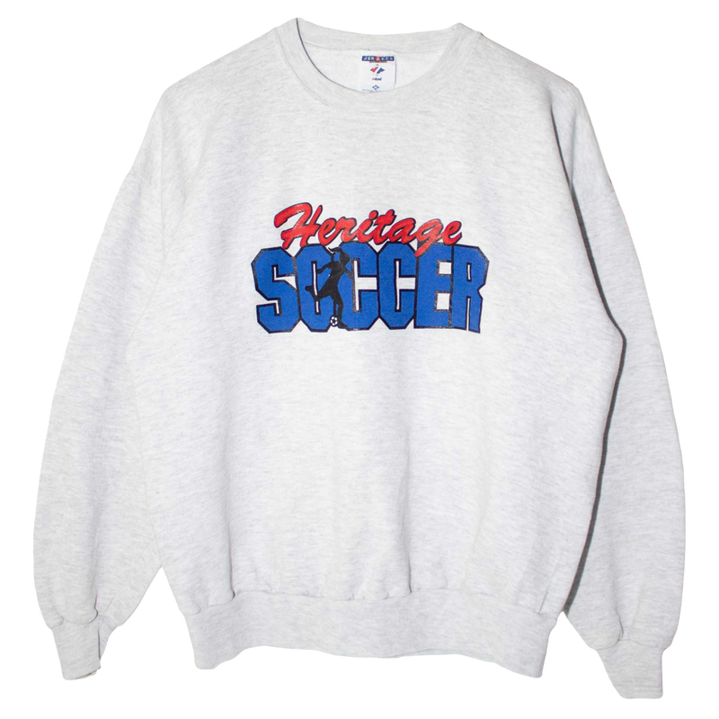 Vintage Graphic Heritage Soccer Sweater Grey (M)