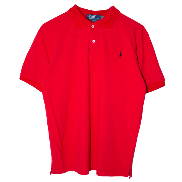 Ralph Lauren Embroidered Small Logo Poloshirt Red (L)