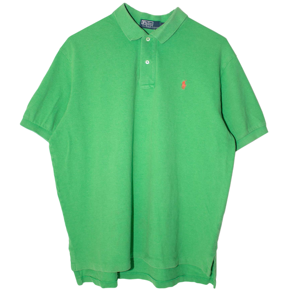 Ralph Lauren Embroidered Small Logo Poloshirt Light Green (XL)