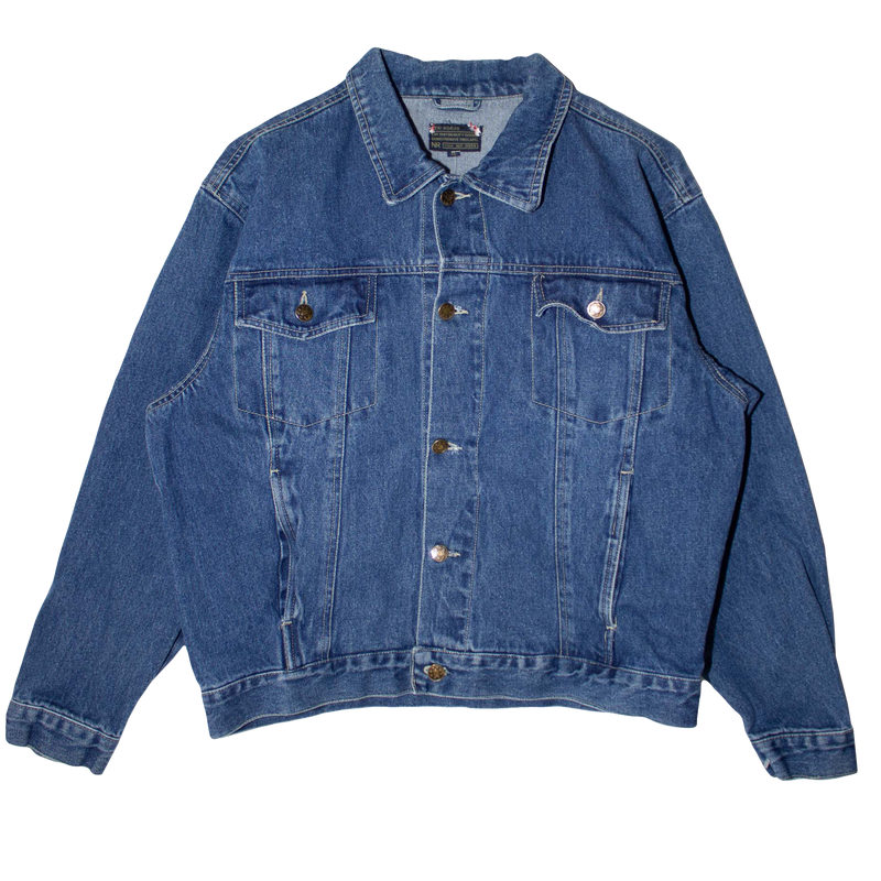 New Roads Vintage Denim Jacket Deep Blue (M)