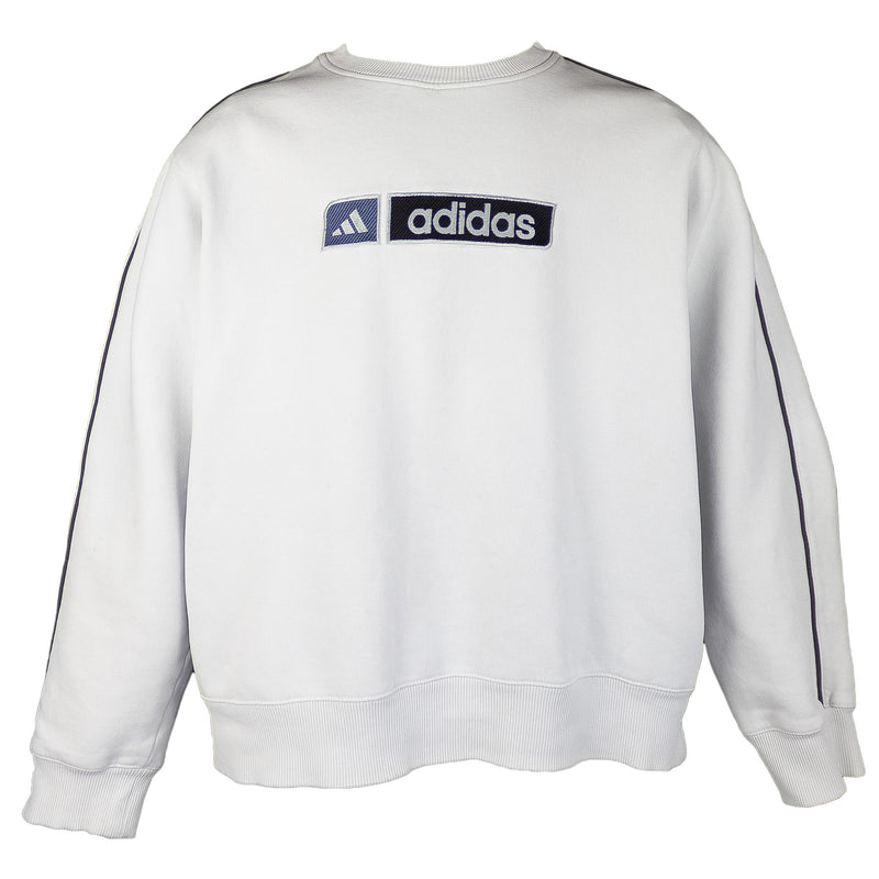 Adidas 00s Embroidered Spellout Sweatshirt (M)