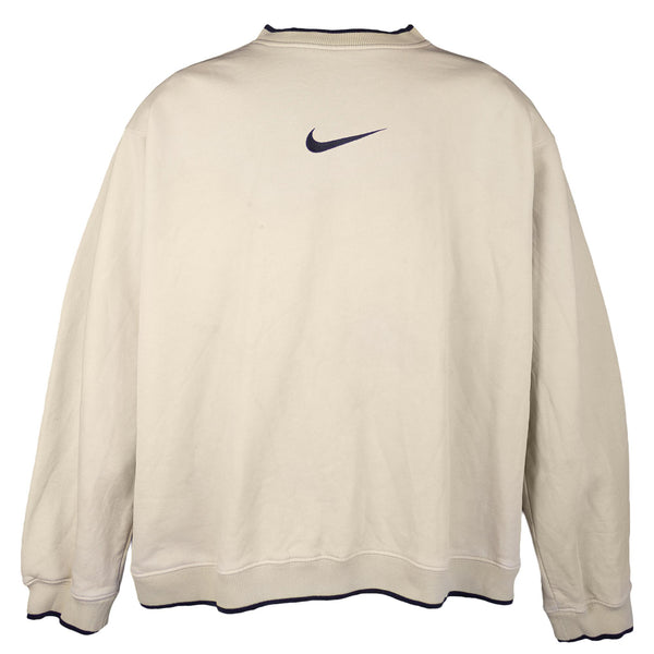 Nike 00s Embroidered Middle Swoosh Logo Sweatshirt (L)