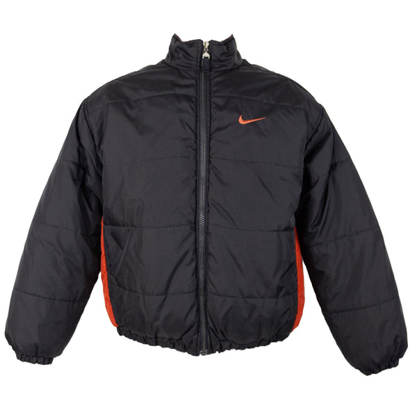 Nike 90s Embroidered Reversible Swoosh Logo Puffer Jacket (S)