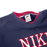 Nike 90s Embroidered Spellout Sweatshirt (M)