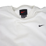Nike 90s Red Tag Embroidered Small Swoosh Logo Sweatshirt (M)