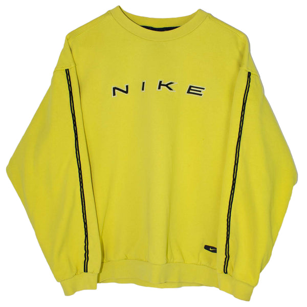NIKE 90s Embroidered Spellout Sweatshirt (M)