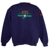 Nike 90s Embroidered Authentic Athletic Spellout Sweatshirt (XL)