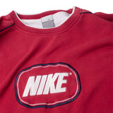 Nike 00s Embroidered Spellout Sweatshirt (L)