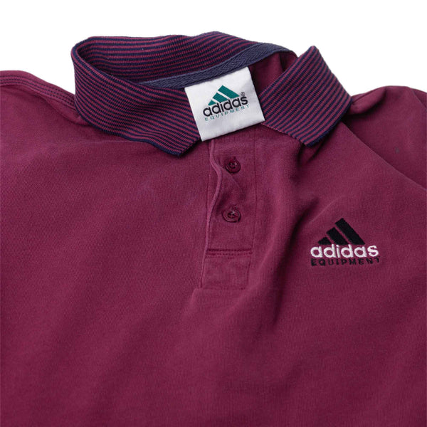 Adidas Equipment 90s Embroidered Polo T-Shirt (XL)