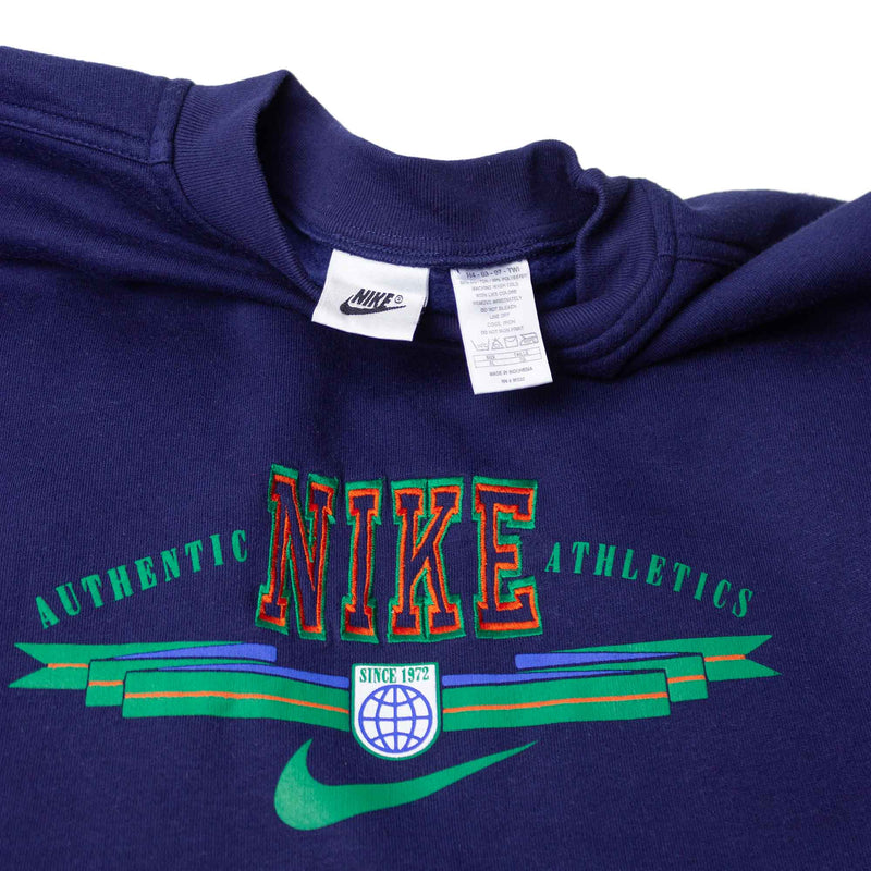 Nike 90s Embroidered Authentic Athletic Spellout Sweatshirt (XL)