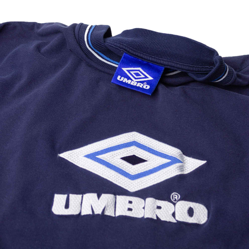Umbro 90s Embroidered Big Spellout Logo T-Shirt (M)