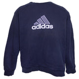 Adidas 00s Embroidered Spellout Big Logo Sweatshirt (L)