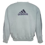 Adidas 90s Embroidered Big Logo Spellout Sweatshirt (M)